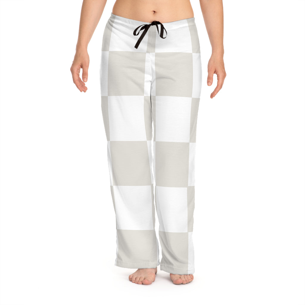 Cozy Pajama Pants - Checkerboard Design